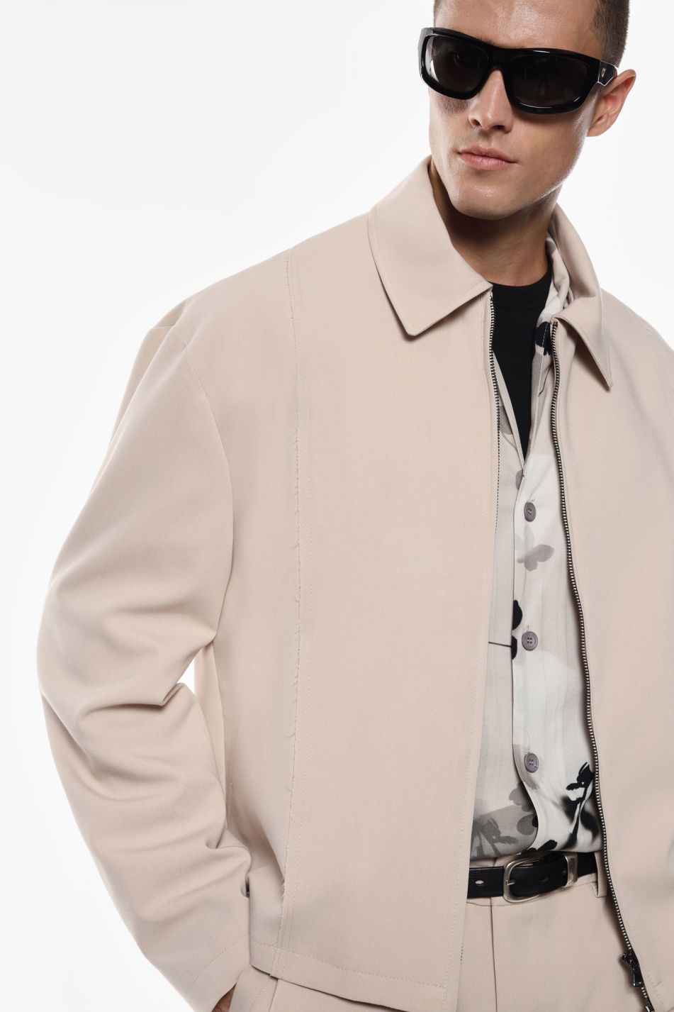 GIACCA CAMICIA CON CHIUSURA ZIP