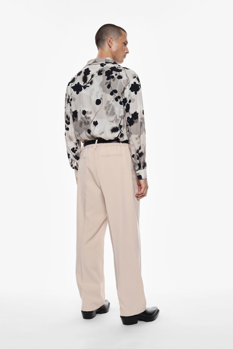 PANTALONI REGULAR-FIT TINTA UNITA