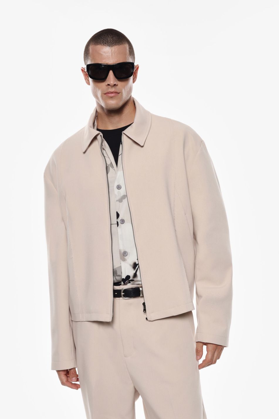 GIACCA CAMICIA CON CHIUSURA ZIP