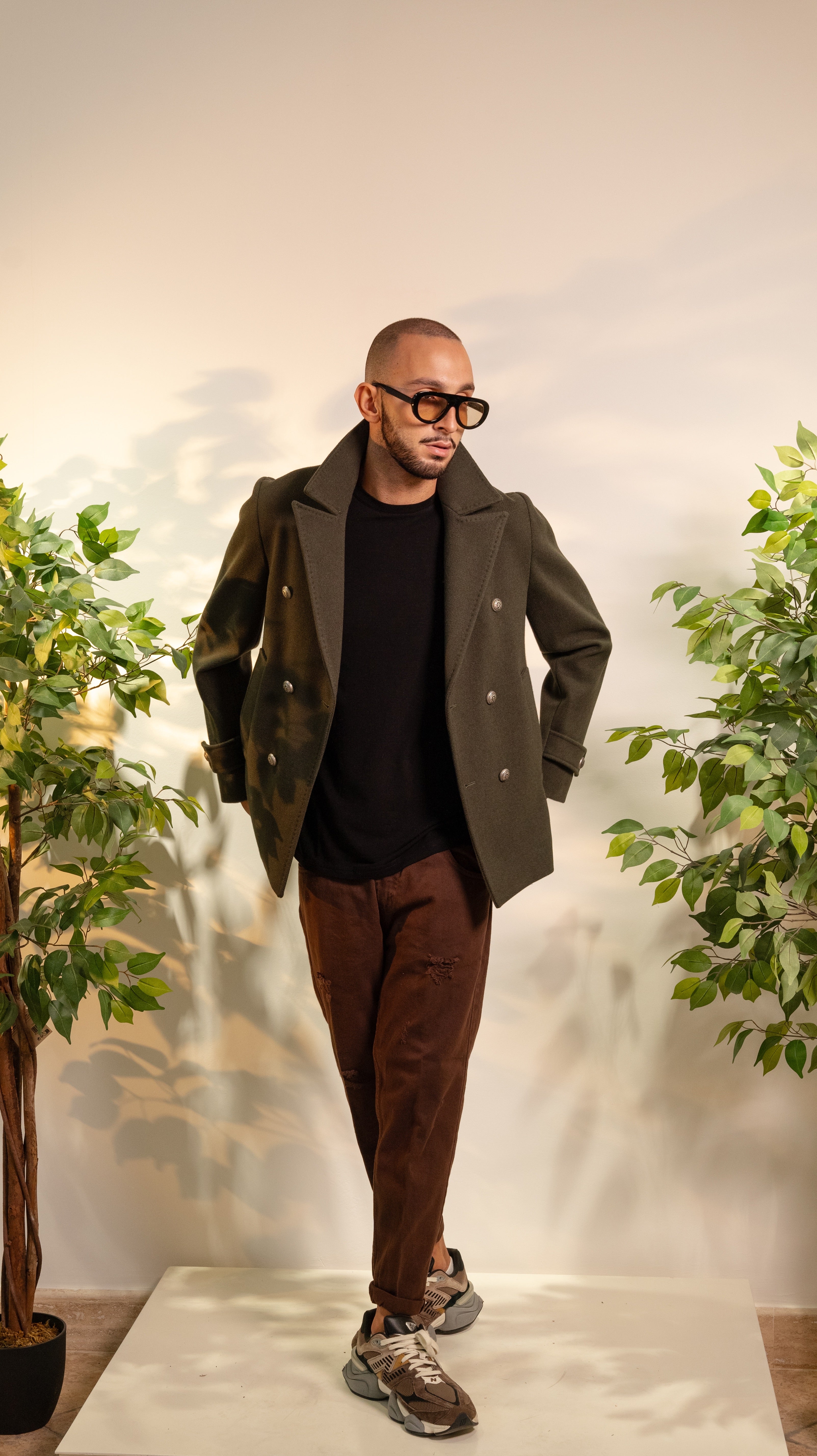 CAPPOTTO DOPPIOPETTO VERDE