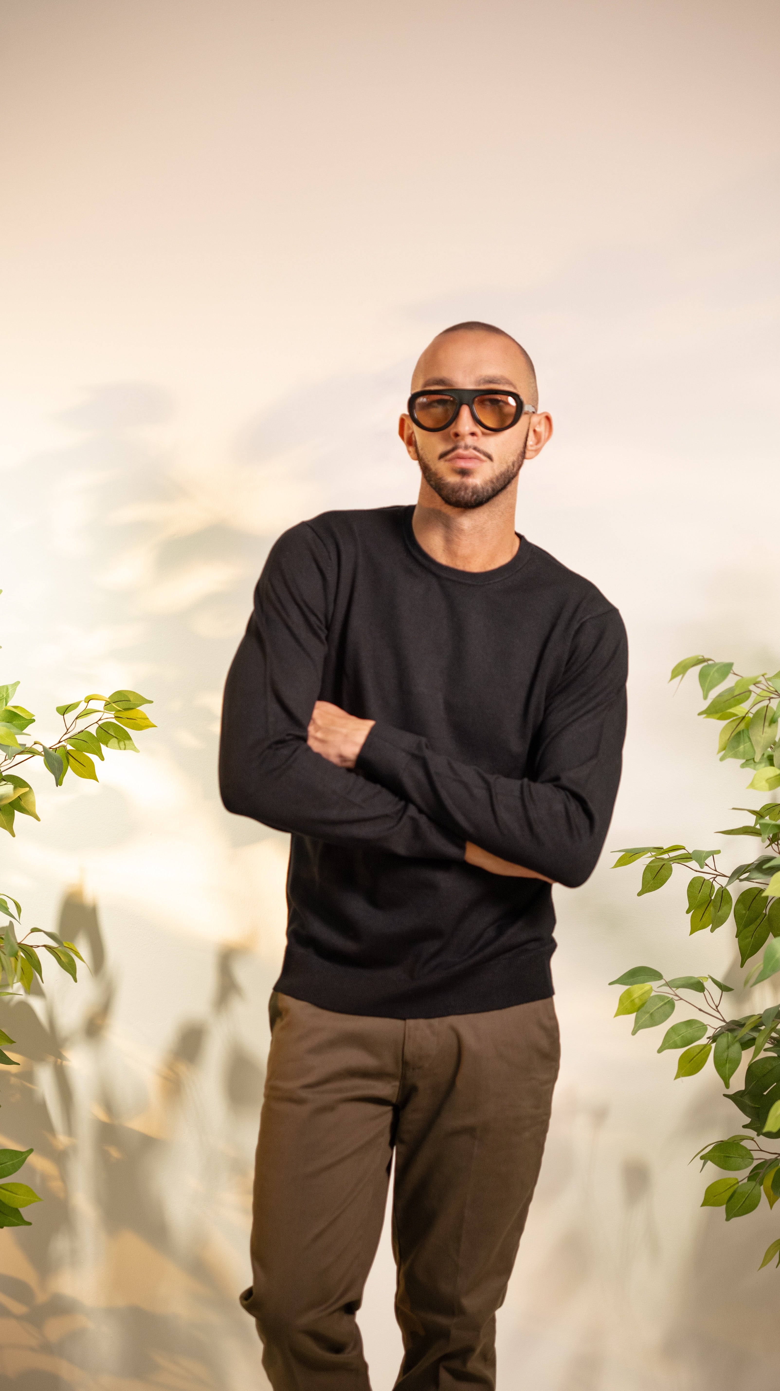 ￼MAGLIA IN VISCOSA BASIC NERA