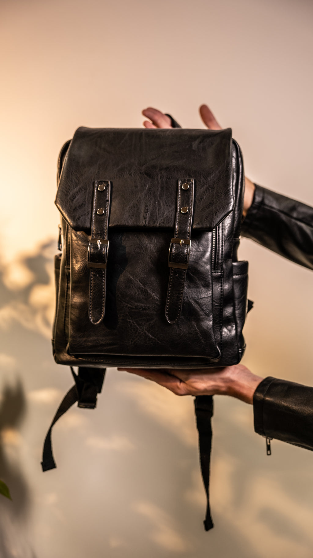 Zaino in vera pelle