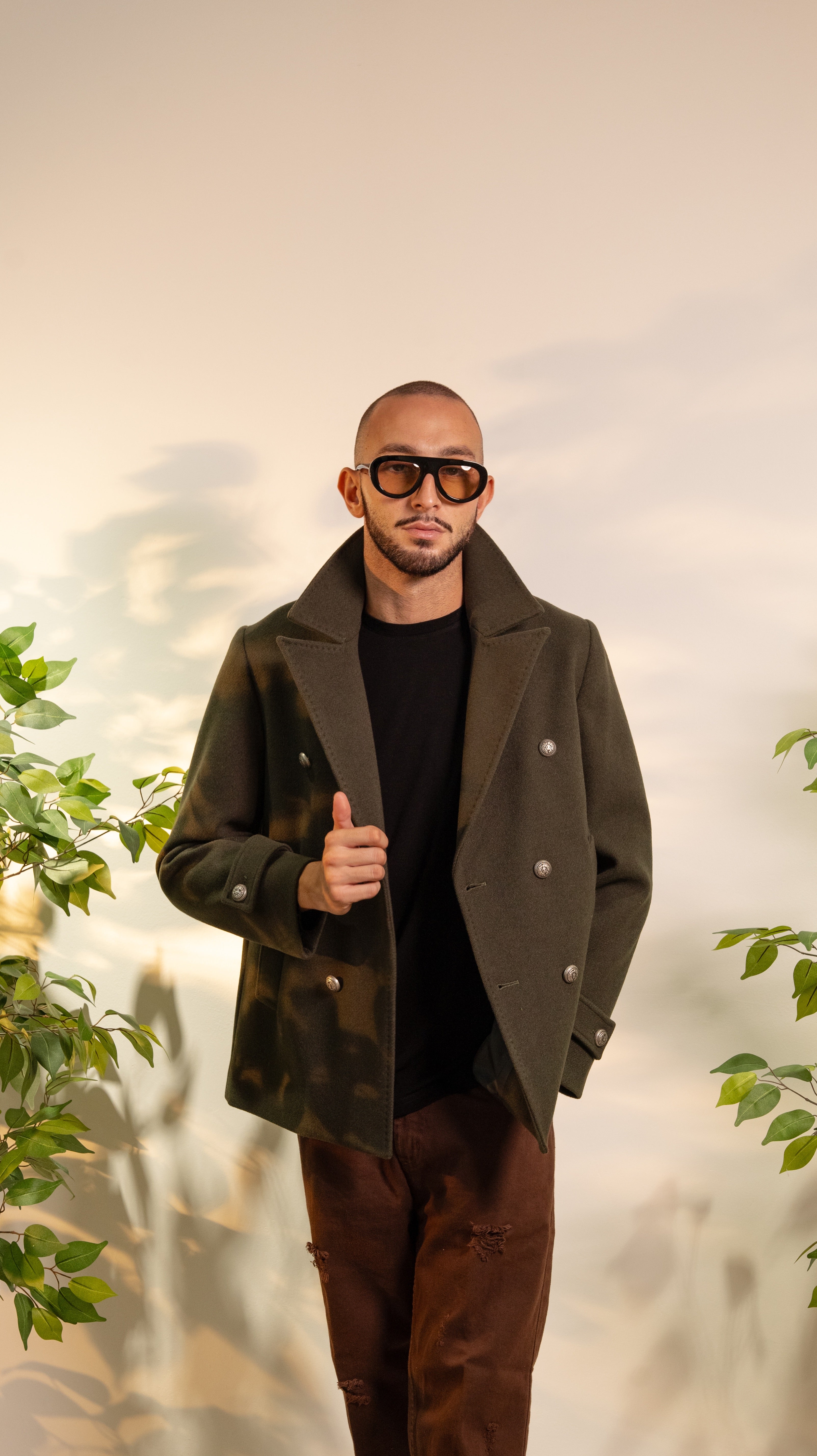 CAPPOTTO DOPPIOPETTO VERDE