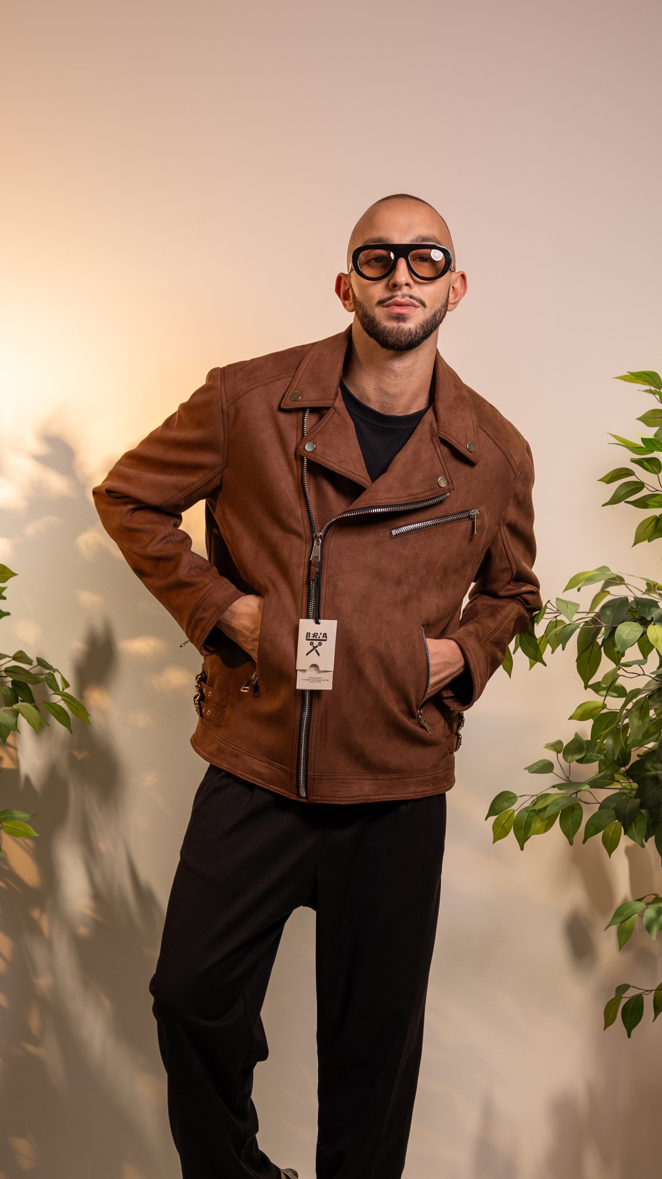 BIKER CAMOSCIO BERNA