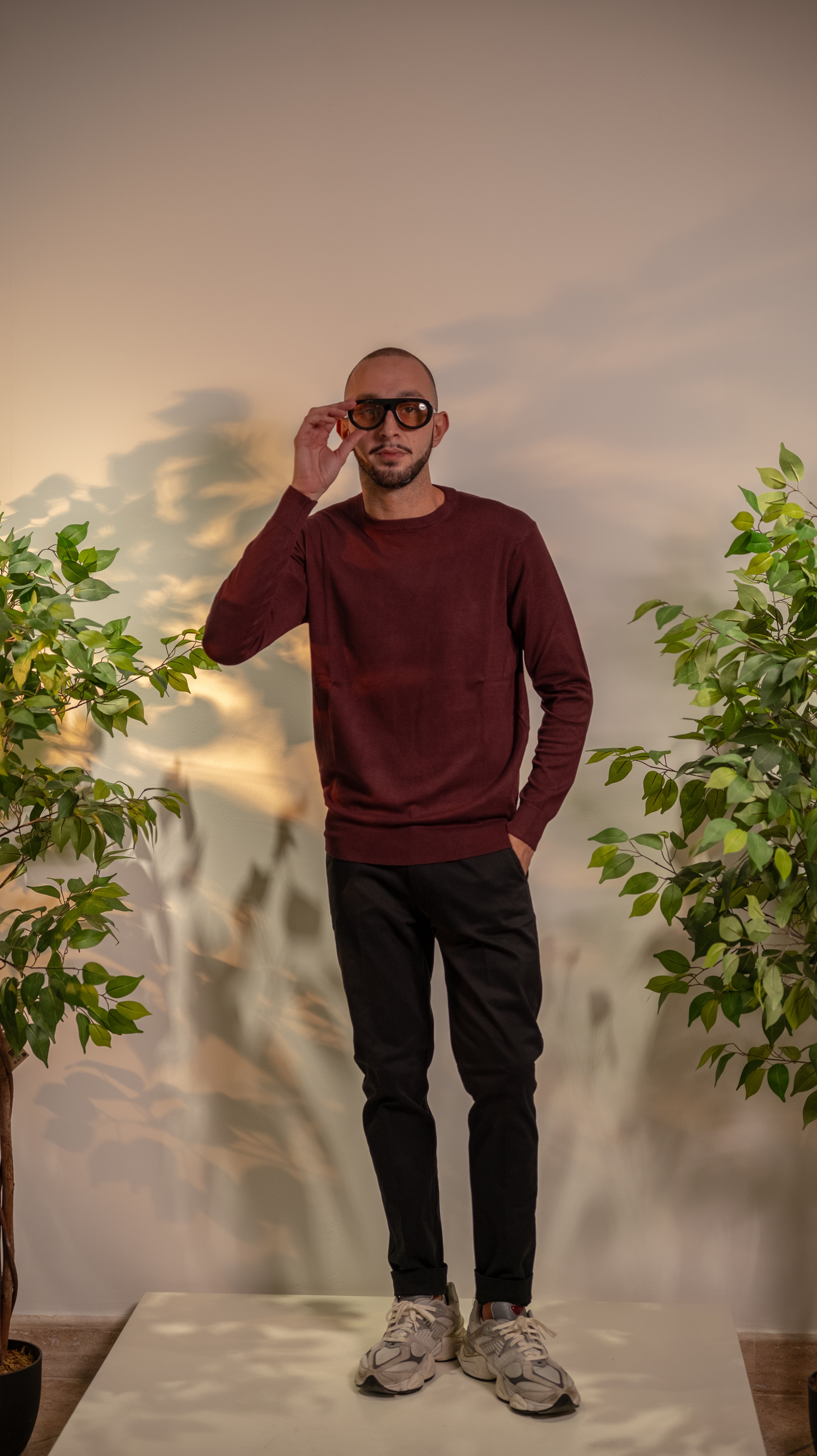 Maglioncino in viscosa bordeaux