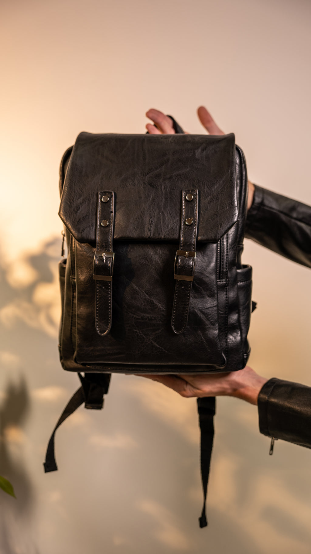 Zaino in vera pelle