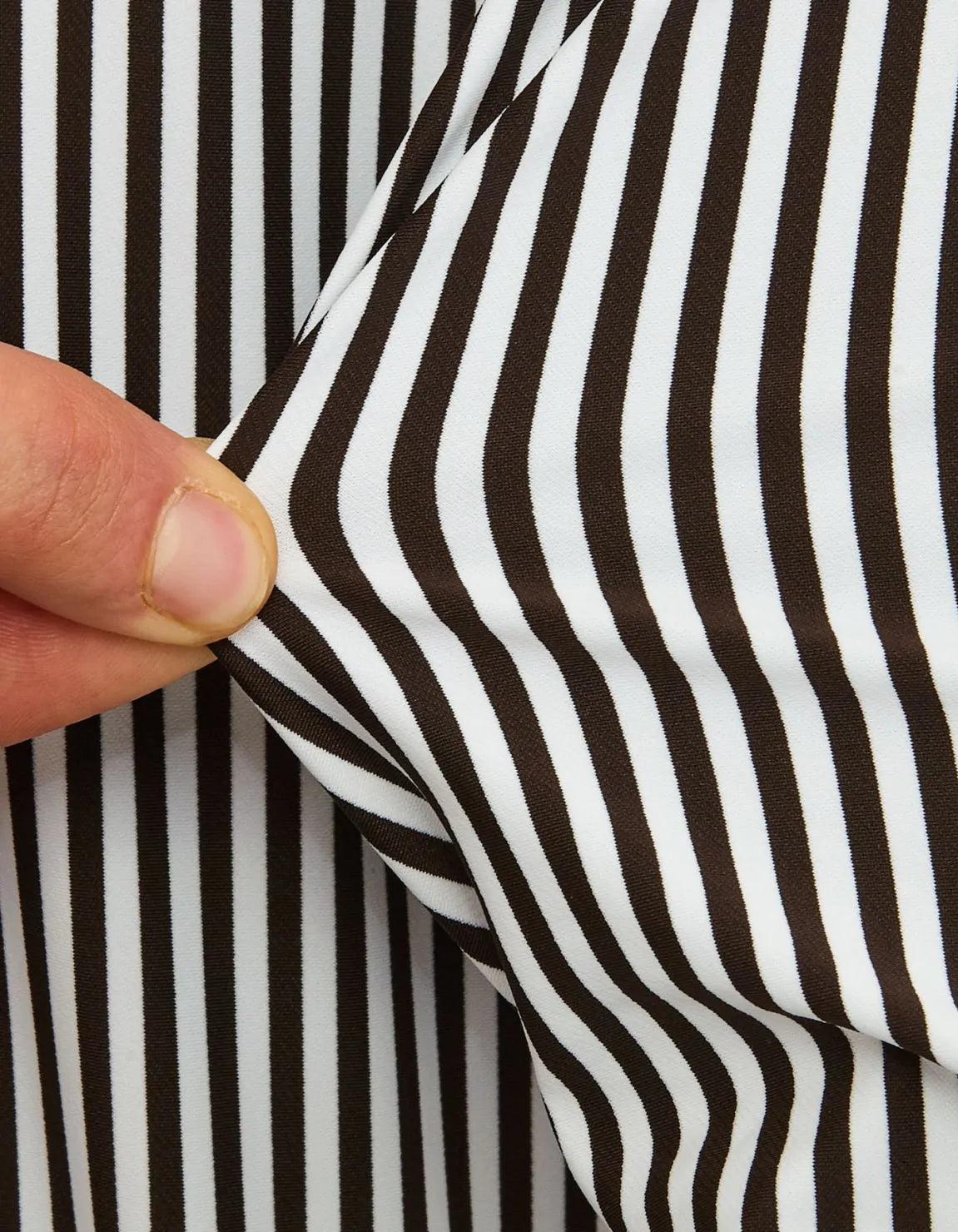 Camicia a righe moro slim