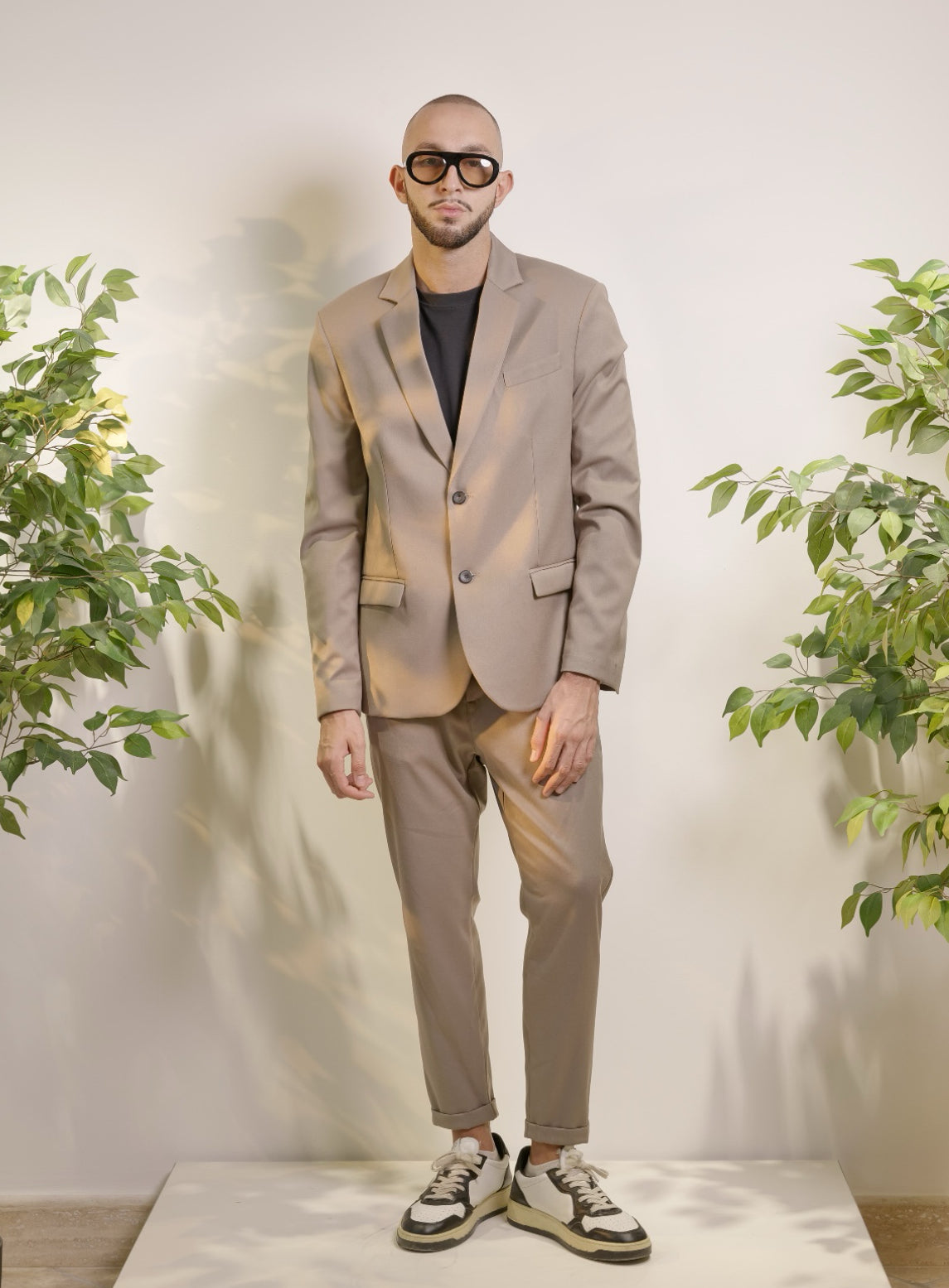 BLAZER GIACCA MONOPETTO BEIGE IMPERIAL