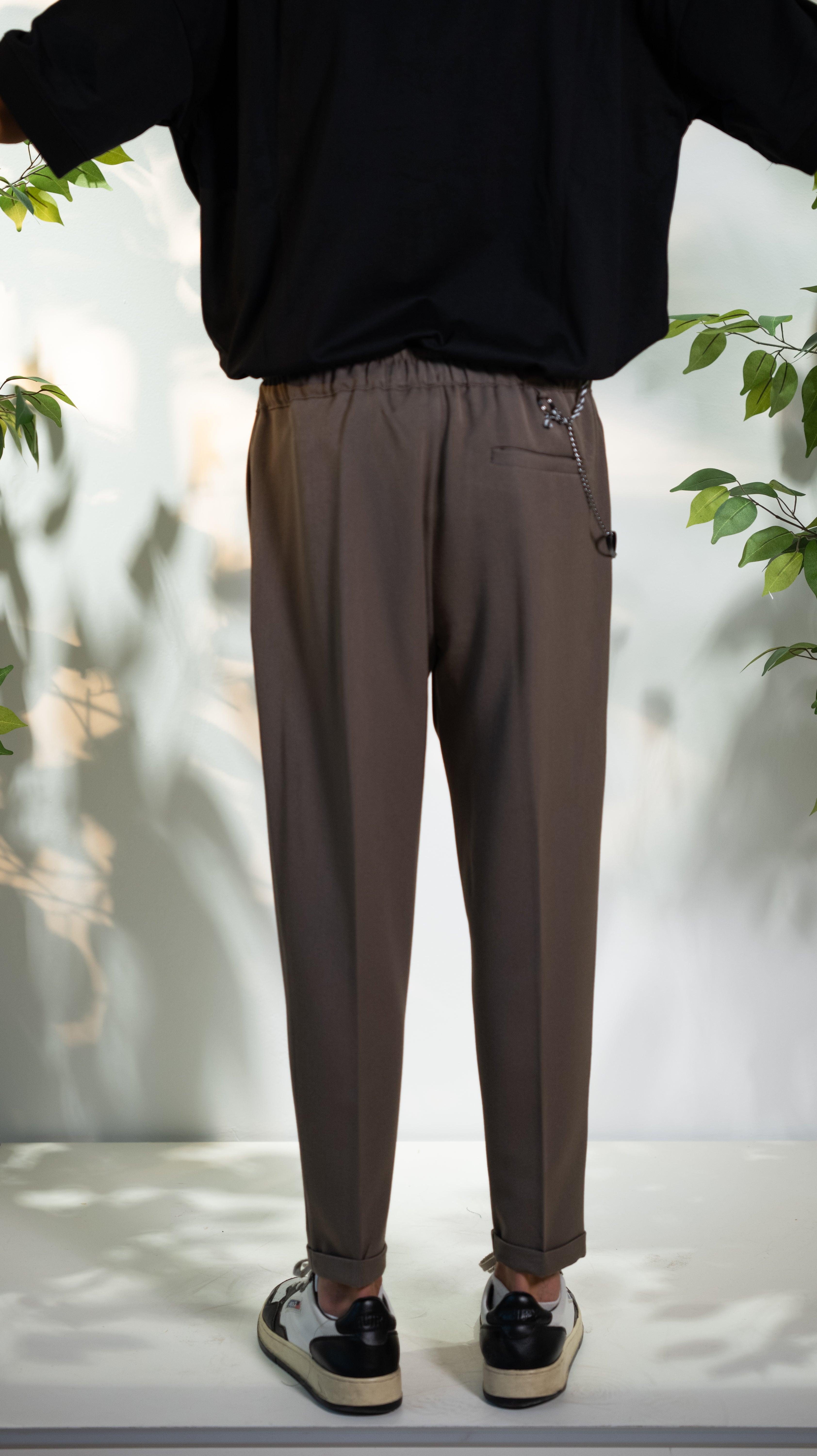 PANTALONE PECHINO TAUPÈ