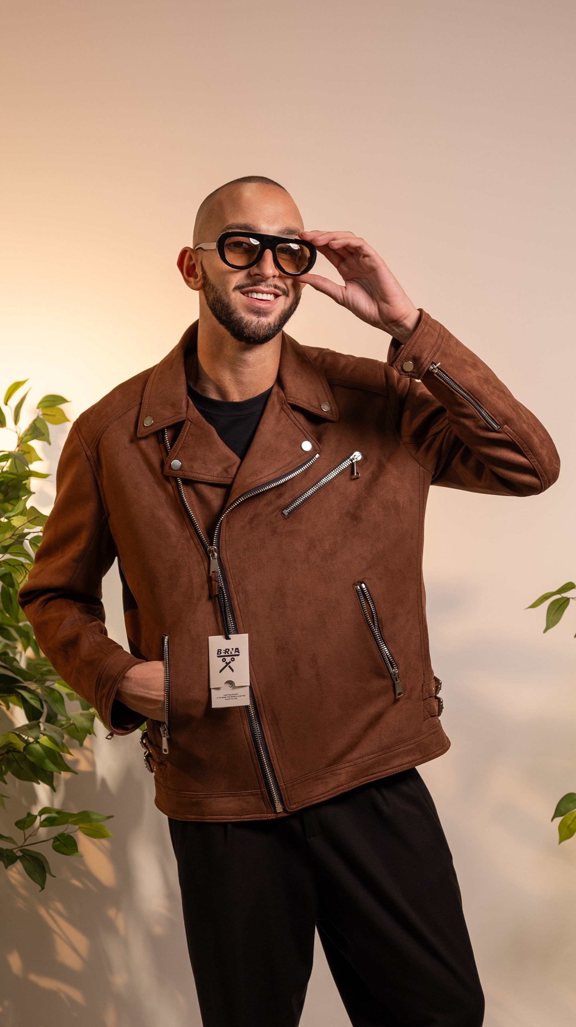 BIKER CAMOSCIO BERNA
