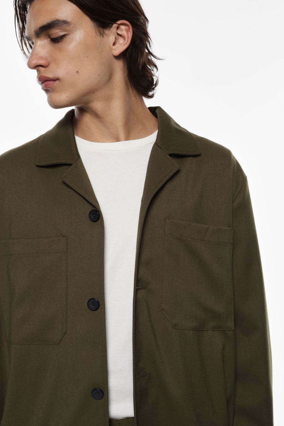 GIACCA CAMICIA CON BOTTONI
