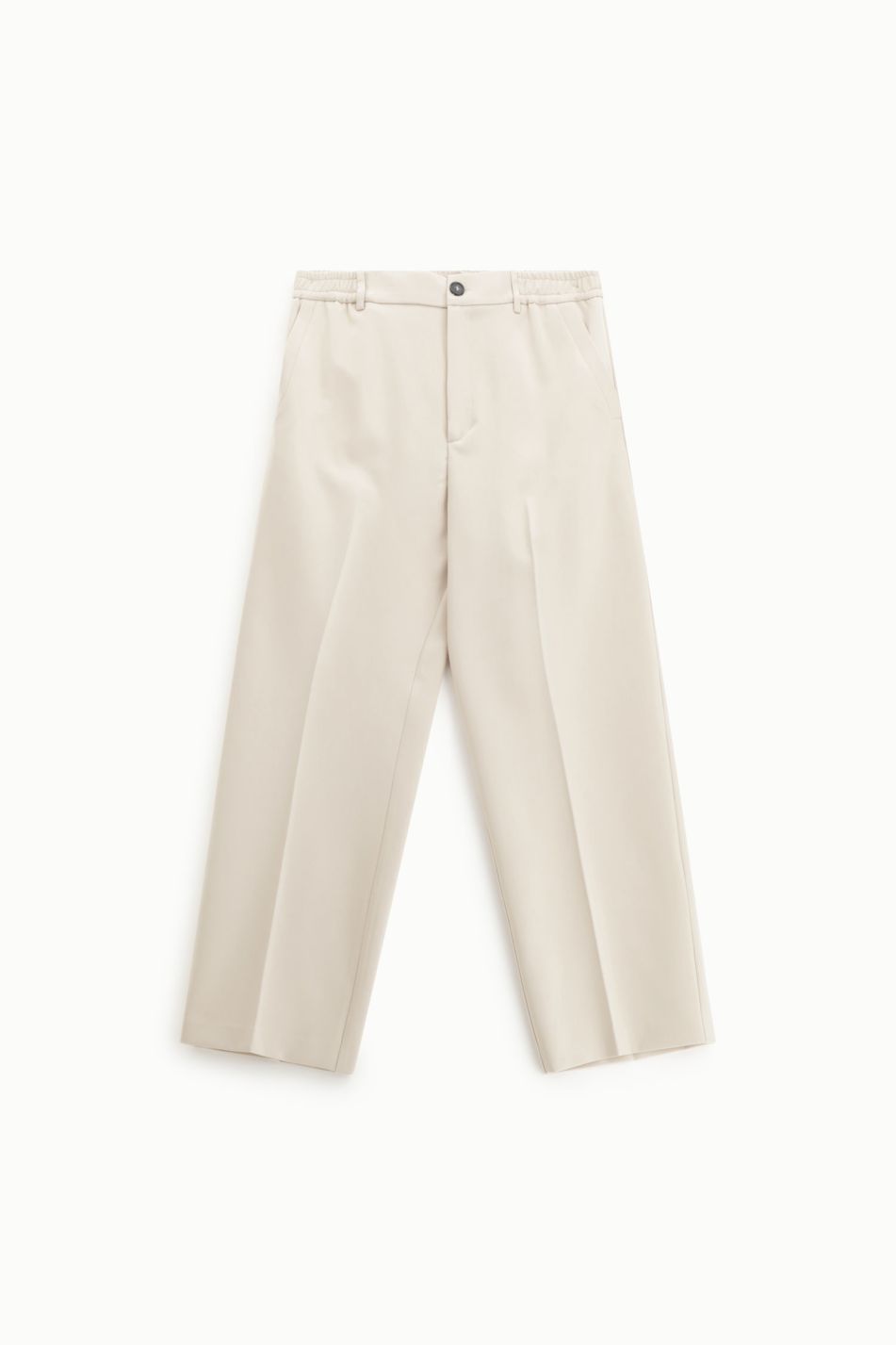 PANTALONI REGULAR-FIT TINTA UNITA