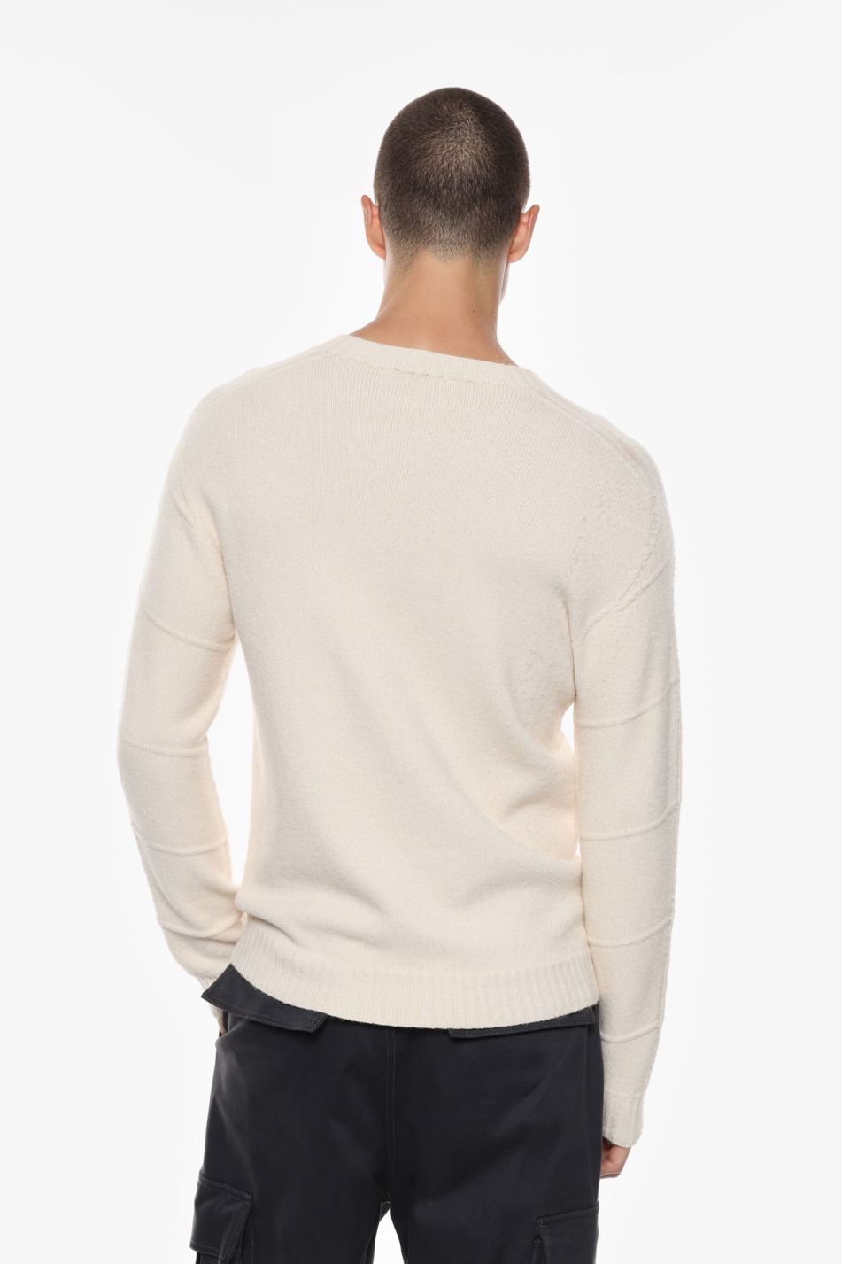 PULLOVER A MAGLIA CON MANICHE LUNGHE